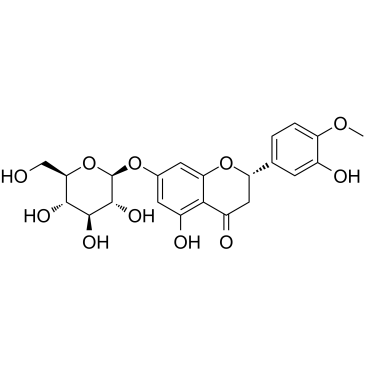 Hesperetin 7-O-glucoside  Chemical Structure