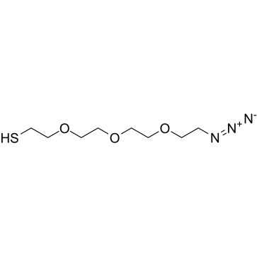 HS-PEG3-CH2CH2N3 Chemical Structure