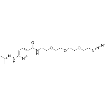 Hynic-PEG3-N3 Chemische Struktur