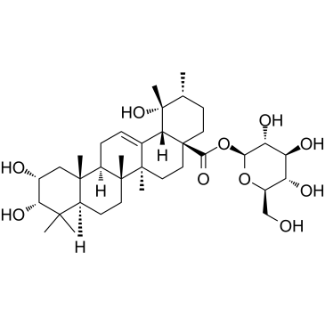 Kaji-ichigoside F1 Chemische Struktur