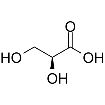 L-Glyceric acid التركيب الكيميائي