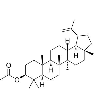 Lupeol acetate 化学構造