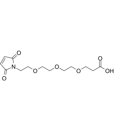 Maleimido-tri(ethylene glycol)-propionic acid التركيب الكيميائي