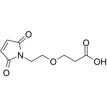 Mal-PEG1-acid التركيب الكيميائي