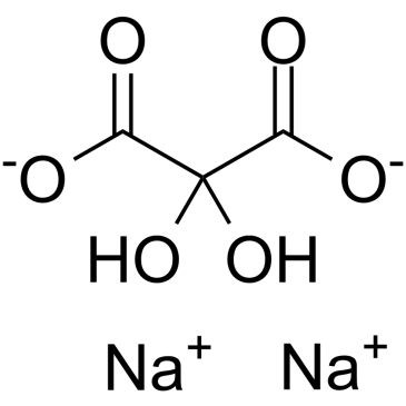 Mesoxalate sodium (monohydrate) 化学構造