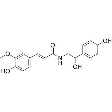N-Feruloyloctopamine  Chemical Structure