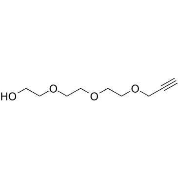 Propargyl-PEG3-alcohol التركيب الكيميائي