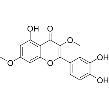 Quercetin 3,7-dimethyl ether 化学構造