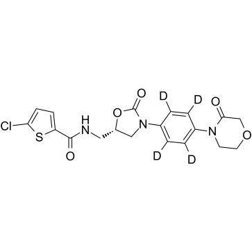 Rivaroxaban D4  Chemical Structure