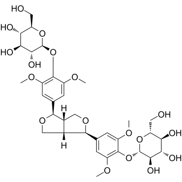Syringaresinol diglucoside Chemical Structure