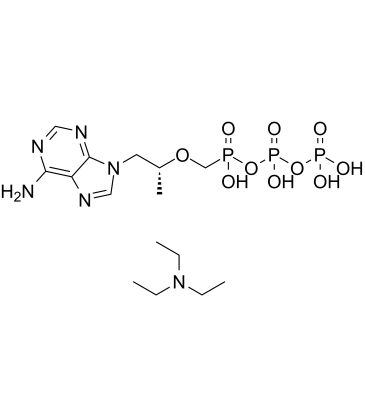 Tenofovir diphosphate triethylamine Chemische Struktur