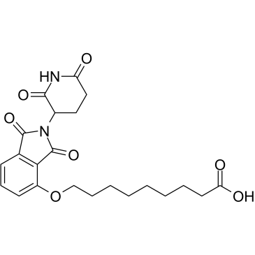 Thalidomide-O-C8-COOH Chemische Struktur