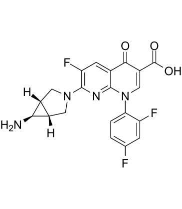 Trovafloxacin التركيب الكيميائي