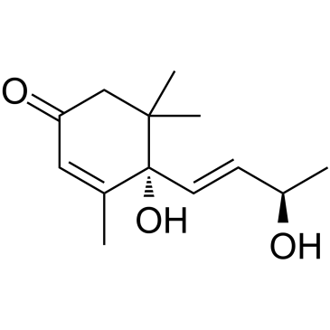Vomifoliol  Chemical Structure
