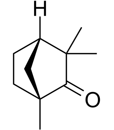 (-)-Fenchone  Chemical Structure