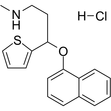 (±)-Duloxetine hydrochloride  Chemical Structure