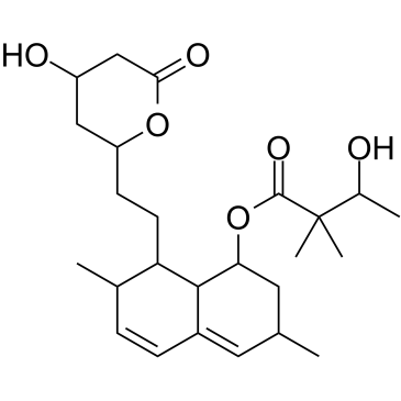 (Rac)-3′-Hydroxy simvastatin  Chemical Structure