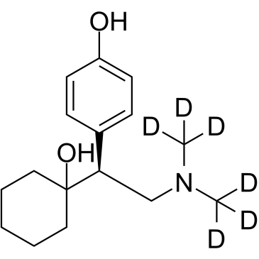(S)-(+)-O-Desmethyl Venlafaxine D6 Chemical Structure