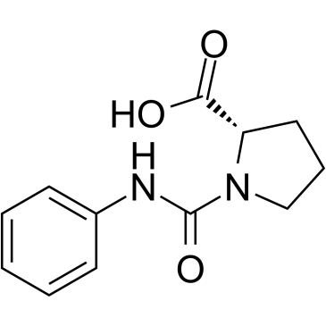 1-(Anilinocarbonyl)proline 化学構造