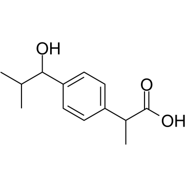1-Hydroxy-ibuprofen Chemische Struktur