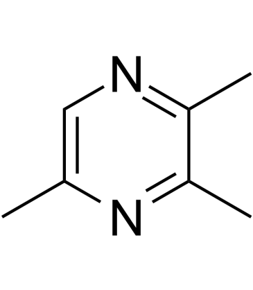 2,3,5-Trimethylpyrazine 化学構造