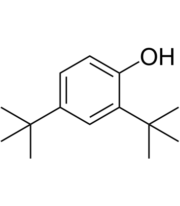 2,4-Di-tert-butylphenol 化学構造