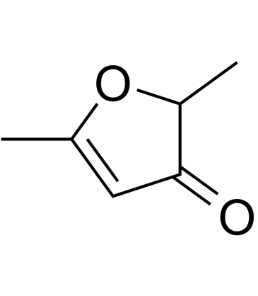 2,5-Dimethyl-3(2H)-furanone Chemische Struktur