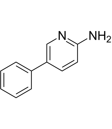 2-Amino-5-phenylpyridine Chemische Struktur