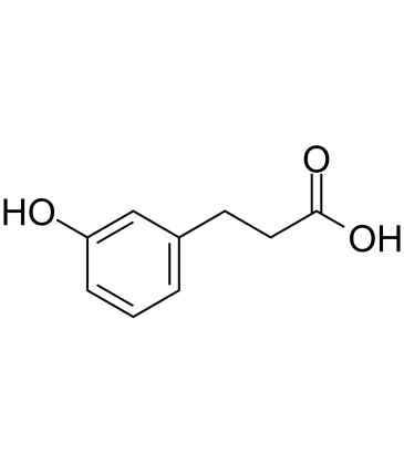 3-(3-Hydroxyphenyl)propionic acid  Chemical Structure