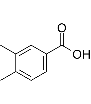 3,4-Dimethylbenzoic acid Chemische Struktur
