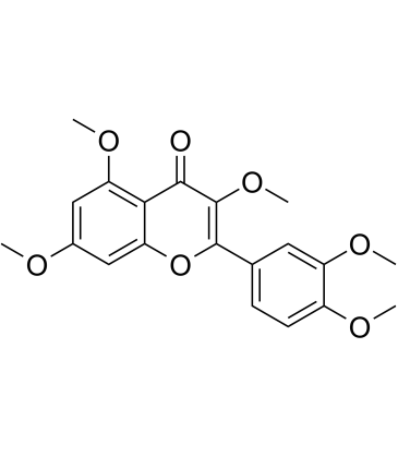 3,5,7,3′,4′-Pentamethoxyflavone  Chemical Structure