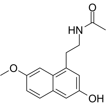 3-Hydroxy agomelatine Chemische Struktur