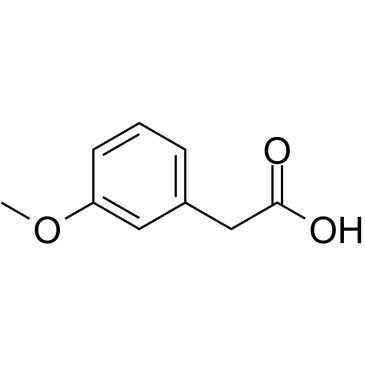 3-Methoxyphenylacetic acid Chemische Struktur