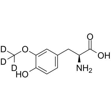 3-O-Methyldopa D3 化学構造