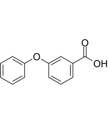 3-Phenoxybenzoic acid التركيب الكيميائي