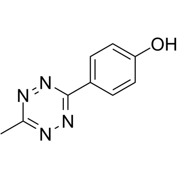 4-(6-Methyl-1,2,4,5-tetrazin-3-yl)phenol Chemische Struktur