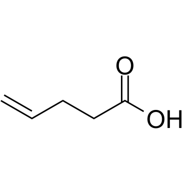 4-Pentenoic acid Chemische Struktur