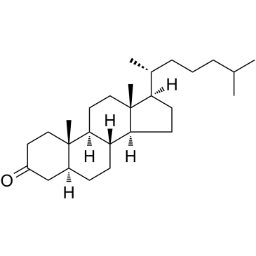 5α-Cholestan-3-one  Chemical Structure