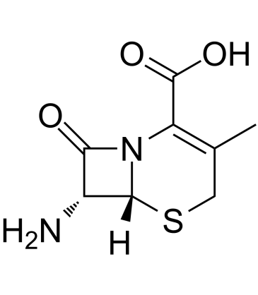 7-Aminodeacetoxycephalosporanic acid 化学構造