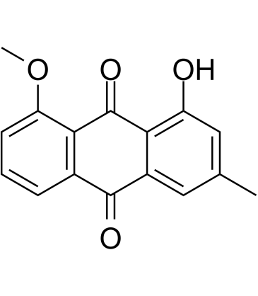 8-Methyl Chrysophanol Chemische Struktur