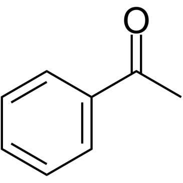 Acetophenone التركيب الكيميائي