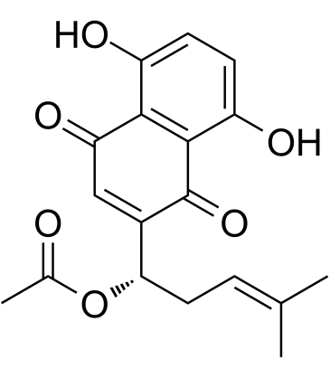 Acetylalkannin  Chemical Structure