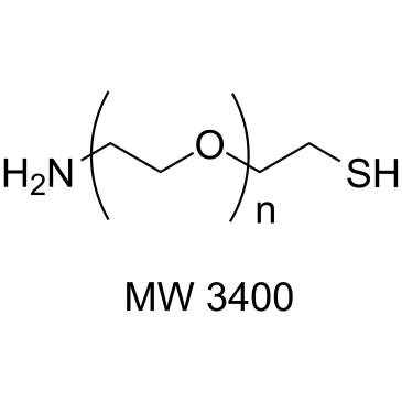 Amine-PEG-thiol (MW 3400)  Chemical Structure