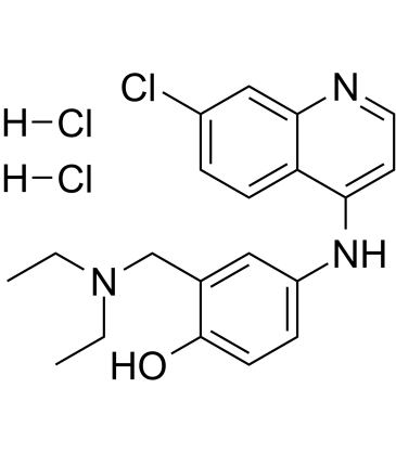 Amodiaquine dihydrochloride التركيب الكيميائي
