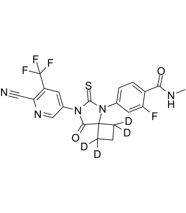 Apalutamide D4 Chemische Struktur