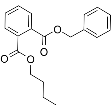 Benzyl butyl phthalate 化学構造