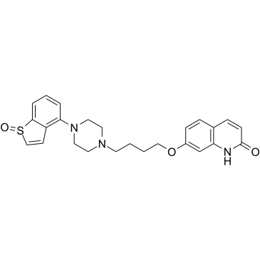 Brexpiprazole S-oxide 化学構造
