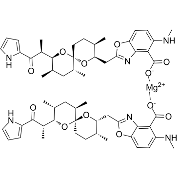 Calcimycin hemimagnesium Chemische Struktur