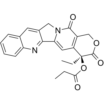 Camptothecin-20(S)-O-propionate 化学構造