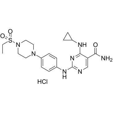 Cerdulatinib hydrochloride التركيب الكيميائي